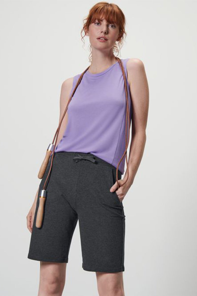 Tchibo شورتات تدريب رياضية للنساء، رمادي - Image 1