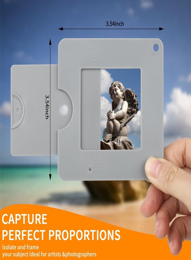 LiuLiXia View Finder, Color Wheels for The Artist, View Catcher with Sliding Mechanism for Photography, Drawing, Sketching - Image 3