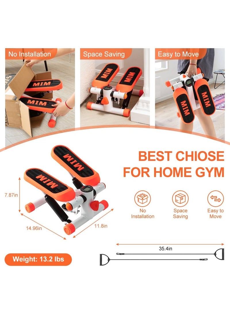 Home Exercise Stepper - Stair Climber Simulator with Resistance Bands and LCD Screen - Image 4
