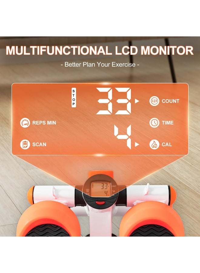 Home Exercise Stepper - Stair Climber Simulator with Resistance Bands and LCD Screen - Image 3