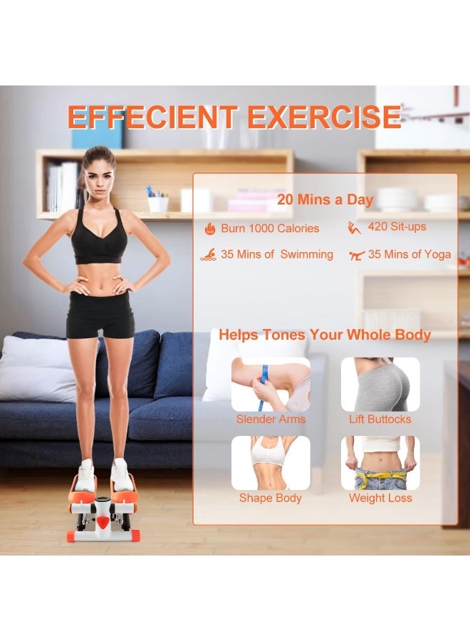 Home Exercise Stepper - Stair Climber Simulator with Resistance Bands and LCD Screen - Image 2