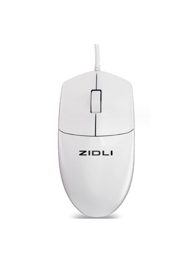 ZIDLI M20 Wired Mouse - Lightweight Ergonomic Design for Comfortable Long Use - Made of ABS Material  - Image 1