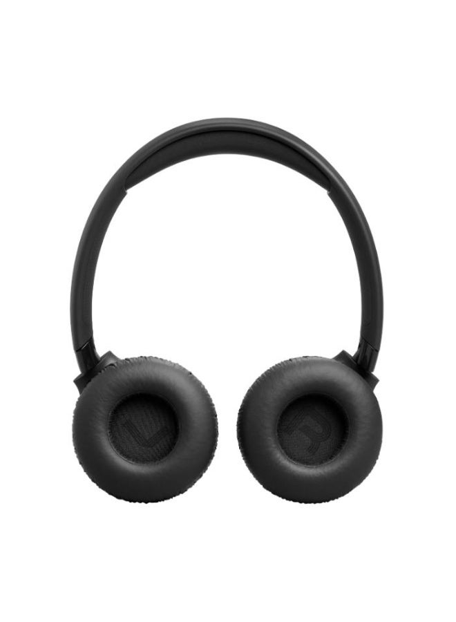 JBL Tune 680NC Wireless On-Ear Noise Cancelling Headphones with Hi-Res JBL Pure Bass & Spatial Sound, 76H Battery Life, Smart Ambient, Dual Mics, Bluetooth 6.0 – Black (JBLT680NCBLK) Black - Image 4