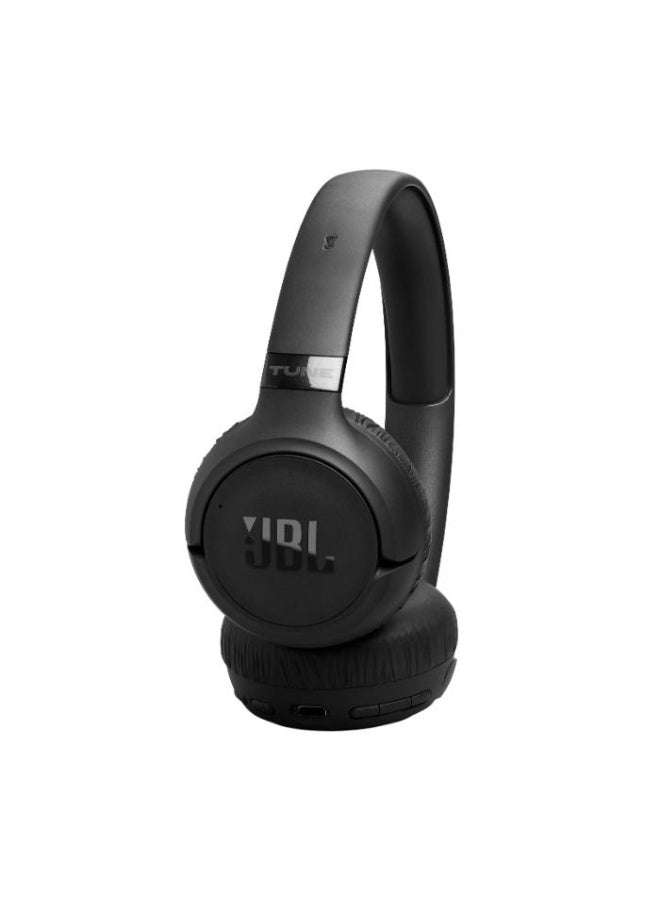 JBL Tune 680NC Wireless On-Ear Noise Cancelling Headphones with Hi-Res JBL Pure Bass & Spatial Sound, 76H Battery Life, Smart Ambient, Dual Mics, Bluetooth 6.0 – Black (JBLT680NCBLK) Black - Image 5