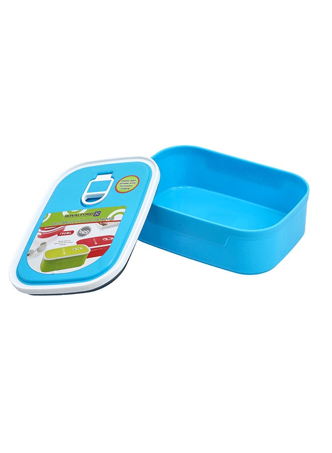 Royalford Food Container Blue 790ml - Image 3