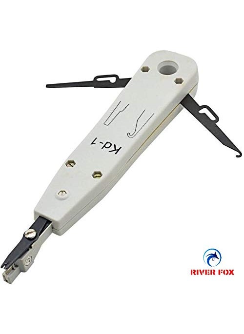 RIVER FOX RIVER FOX Punch Down Tool Network Wire Cable CAT5E CAT6 RJ45 RJ11  - Image 2