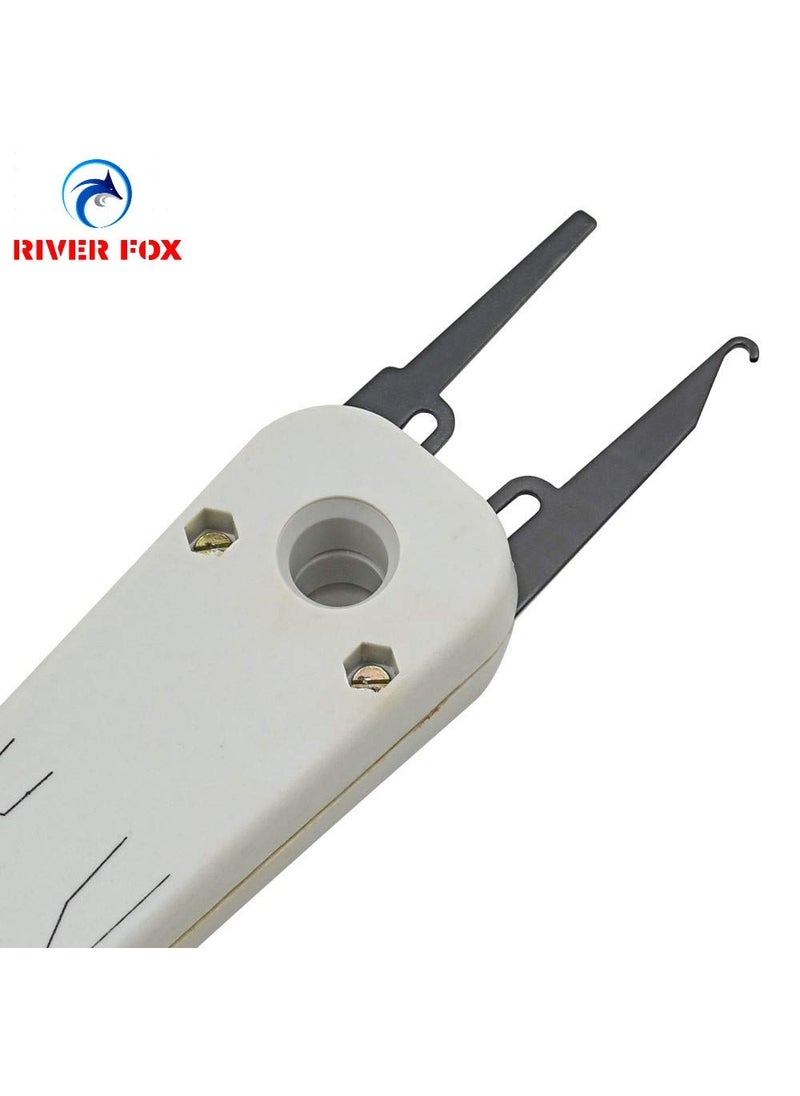 RIVER FOX RIVER FOX Punch Down Tool Network Wire Cable CAT5E CAT6 RJ45 RJ11  - Image 3