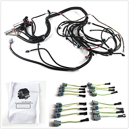 PANGOLIN W/4L80E Standalone Engine Wiring Harness 4L80E Stand Alone Engine Wire Harness for 1997-2006 DBC LS1 Engine ev1-Injector 4.8 5.3 6.0 W/4L80E Transmission Drive by Cable Aftermarket Part - Image 1