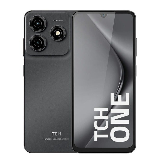 TCH ONE BLACK SMARTPHONE 4GB RAM 64GB ROM (UAE Version) Dual Sim - Image 1