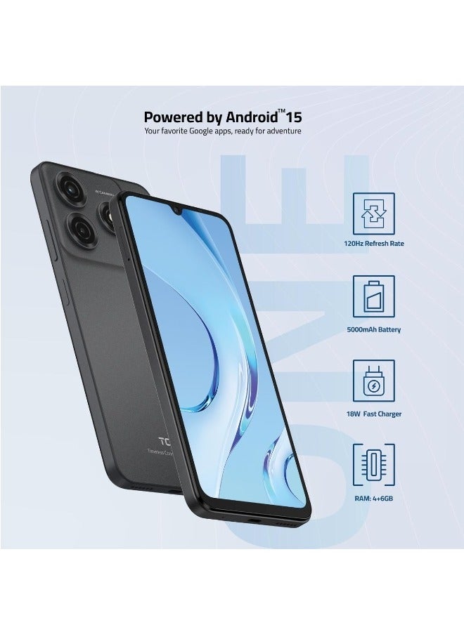 TCH ONE BLACK SMARTPHONE 4GB RAM 64GB ROM (UAE Version) Dual Sim - Image 2