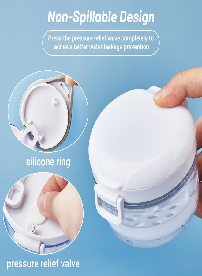 Esdallina 1 Pcs Automatic Rising Denture Bath Box Cup Complete Clean Care for Dentures Braces Cleaner Cup - Image 4