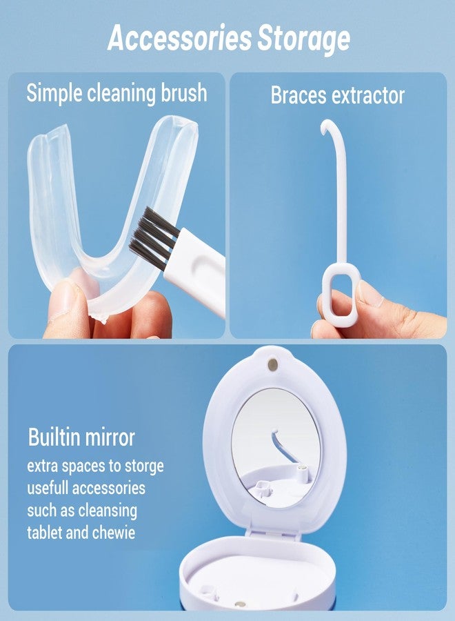 Esdallina 1 Pcs Automatic Rising Denture Bath Box Cup Complete Clean Care for Dentures Braces Cleaner Cup - Image 3