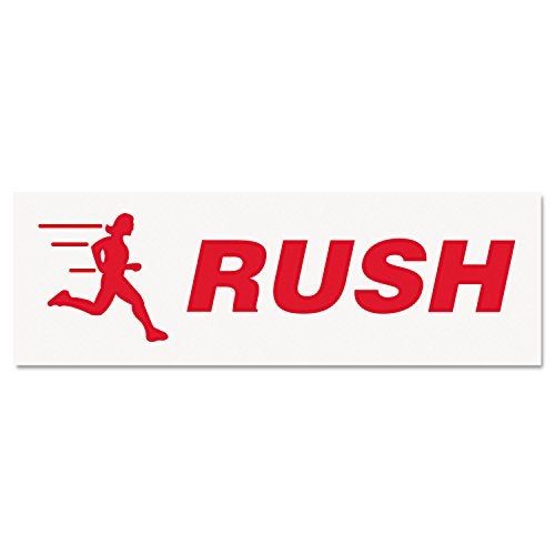 AccuStamp ACCU-STAMP2 Message Stamp with Shutter, 1-Color, RUSH, 1-5/8" x 1/2" Impression, Pre-Ink, Red Ink (035590) - Image 2