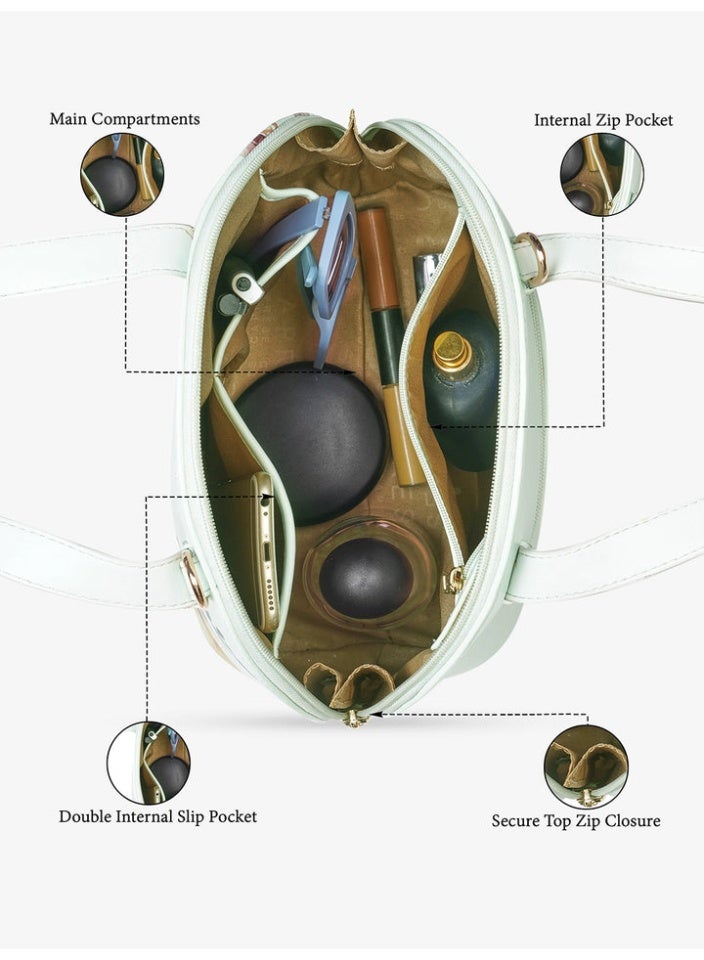 CAPRESE ALAYA SATCHEL SMALL GREEN - Image 5