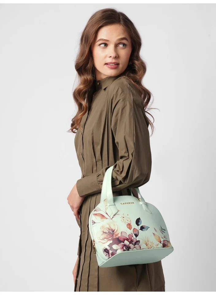 CAPRESE ALAYA SATCHEL SMALL GREEN