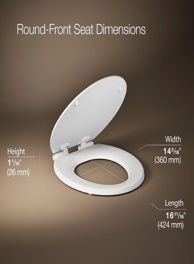 Kohler Triko Quiet-close Round-front Toilet Seat - Image 3