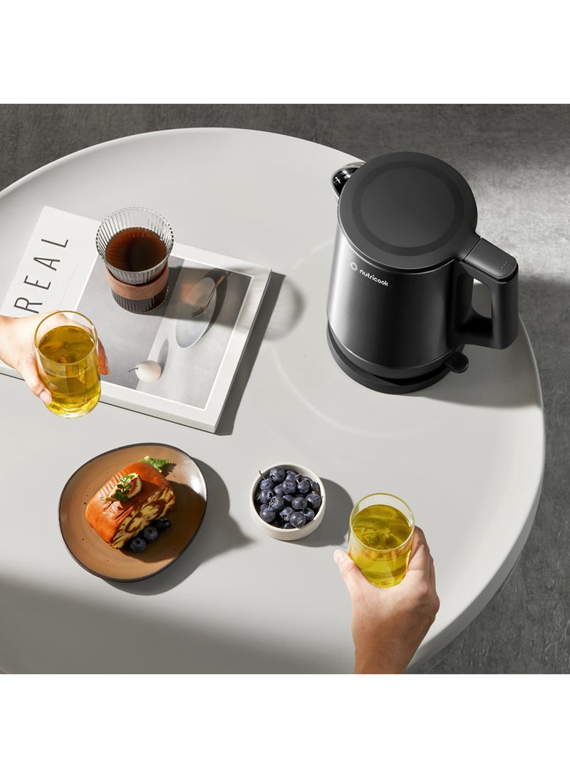nutricook Stainless Steel Electric Kettle 1.7L, 1800W, Patented U-Shaped Rust Resistant Interior with 3-dimensional Fast Heating Technology, Surgical Grade Steel,2-Year Warranty 1.7 L 1800 W NC-USK501 Stainless Steel - Image 2