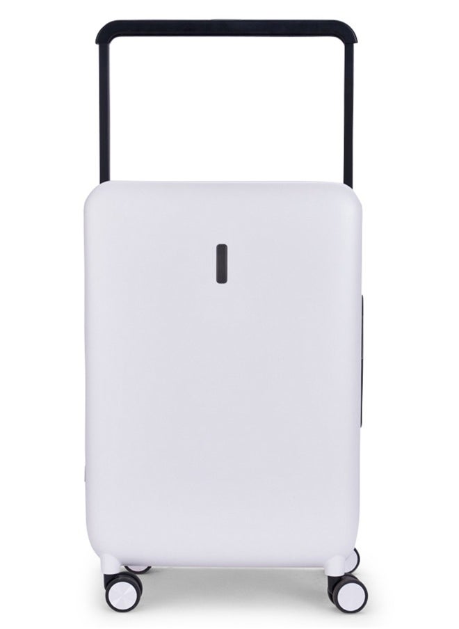LIMRA - Travel Bag From Limra Made Of PC Cabin Carry Check-In Luggage Trolley Size 20 inch Color White/Black - Image 1