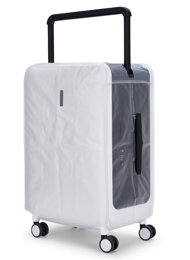LIMRA - Travel Bag From Limra Made Of PC Cabin Carry Check-In Luggage Trolley Size 20 inch Color White/Black - Image 1