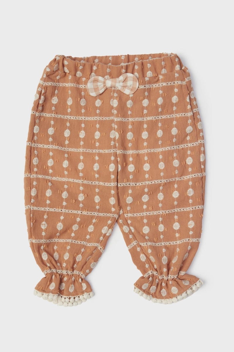GB Baby Baby Girl Mustard Sweatpants  - Image 1