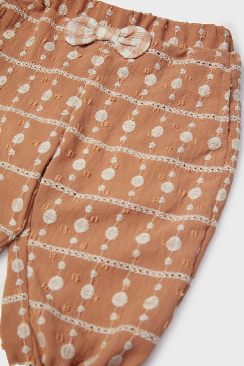 GB Baby Baby Girl Mustard Sweatpants  - Image 3