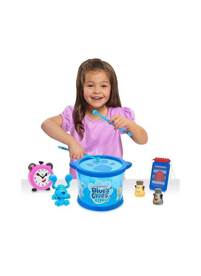 Just Play Musical Drum Set | Material : Plastic |  Kids Toy Instruments, Drum, Tambourine, Washboard, Clackers, Shakers | Age Group : 3+ Years  - Image 2