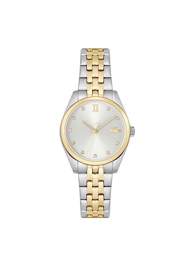 LACOSTE ساعة يد نسائية من الستانلس ستيل بعقارب دائرية الشكل 2001302 - 30 ملم  - Image 1