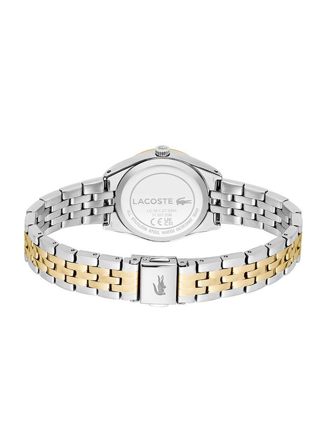 LACOSTE ساعة يد نسائية من الستانلس ستيل بعقارب دائرية الشكل 2001302 - 30 ملم  - Image 2