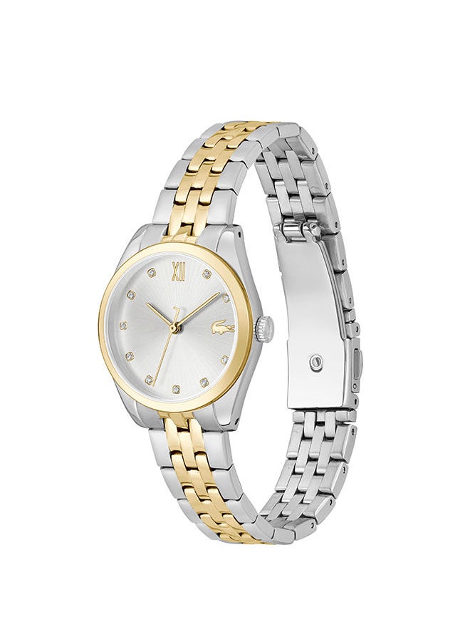 LACOSTE ساعة يد نسائية من الستانلس ستيل بعقارب دائرية الشكل 2001302 - 30 ملم  - Image 3
