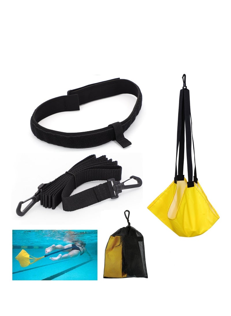 Generic Swimming Training Belt, Swimming Parachute, Swimming Resistance Band, Swimming Tethered Fixed Swimming, Swimming Training Equipment, Swimming Trainer, Elastic Rope  - Image 1