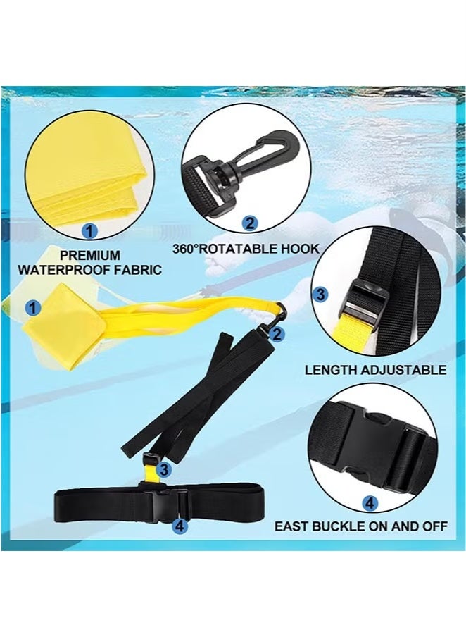 Generic Swimming Training Belt, Swimming Parachute, Swimming Resistance Band, Swimming Tethered Fixed Swimming, Swimming Training Equipment, Swimming Trainer, Elastic Rope  - Image 5