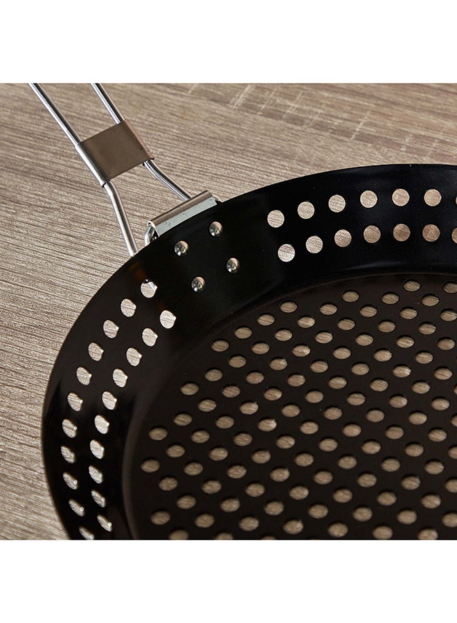 Home Box BarbeQ Round Grill Skillet 33.5x6.5x30.5 cm - Image 3