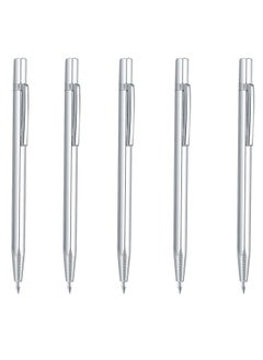 Excefore 5 Pcs Tungsten Carbide Tip Scriber, Scribe Tools, Engraving Marking Pen, Aluminium Etching Machinist Engraved Pen with Clip for for Metal Sheet Ceramics Glass Tile Welding Marking Scriber  - Image 1