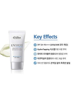 d'alba Piedmont d'Alba Piedmont [ORIGINAL] UV Essence Sunscreen for Face SPF 50+ Face Moisturizer Korean Ultra Violet Protection White Truffle Sun Cream Hydrate Skin and Decrease Wrinkles  - Image 3