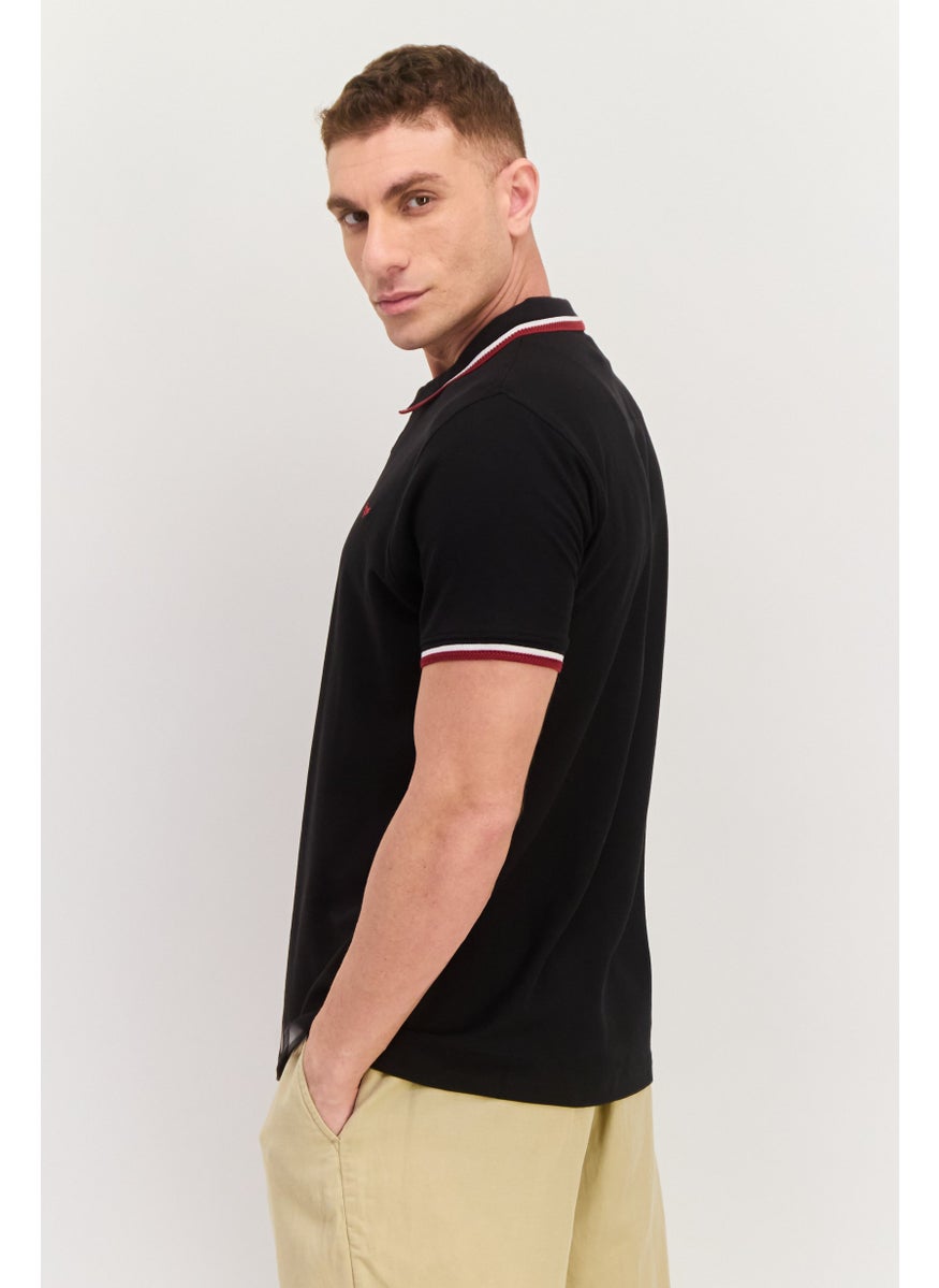 Men Regular Fit Embroidered Short Sleeves Polo, Black Combo - pzsku/Z25C020AC762C98C9385DZ/45/_/1737642035/c1f93b3d-bc5e-46ce-9054-09a894ab4cb6