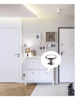 SYOSI Round Cabinet Knob Stainless Furniture Pull Handle, Simple & Sturdy, Knob Diameter: 25 mm, 4 Pack for Kitchen Cupboard Door, Bedroom Dresser Drawer, Bathroom Wardrobe Hardware  - Image 2