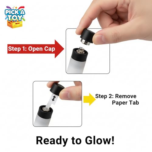 Pick A Toy LightUp Ninja Toys Nunchucks for Kids and Children Set Of 2 Fun Foam Costume Safe LED Nunchucku Toy with Soft Padding for Martial Arts Practice Ninja Costumes Party Favors Easter Basket Stuffer - Image 5
