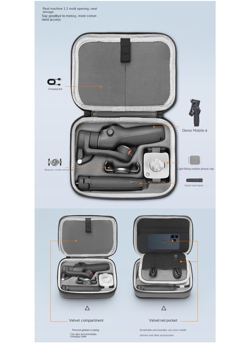 Generic - Suitable for DJI DJI OM6 storage bag Osmo Mobile 6 portable box Lingmou handheld gimbal OM6 stabilizer - Image 1