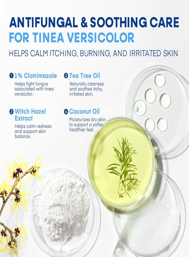 Hermon Tinea Versicolor Soap 2 Bars: Multi-Functional Clinically Proven for Tinea Versicolor, Athlete's Foot, Jock Itch, Ringworm - Fact Action, Soothes, Cleanses, and Restores Skin Health - Image 3