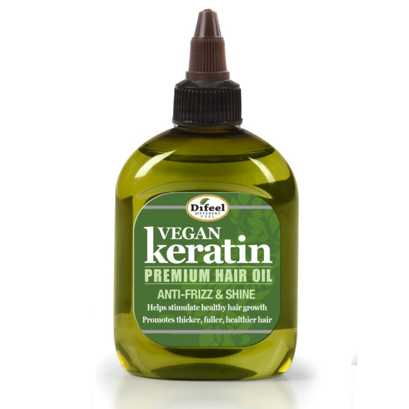 Difeel Vegan Keratin Premium Hair Oil Anti Frizz Shine 71 oz - Image 3