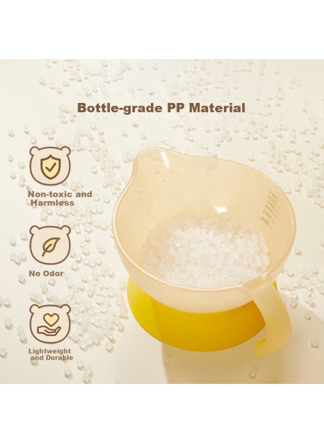 Bear Baby Food Bowl Infant Special Newborn Feeding Water Learning Eating Training Grinding Bowl er Anti-fall Anti-scald - Image 3
