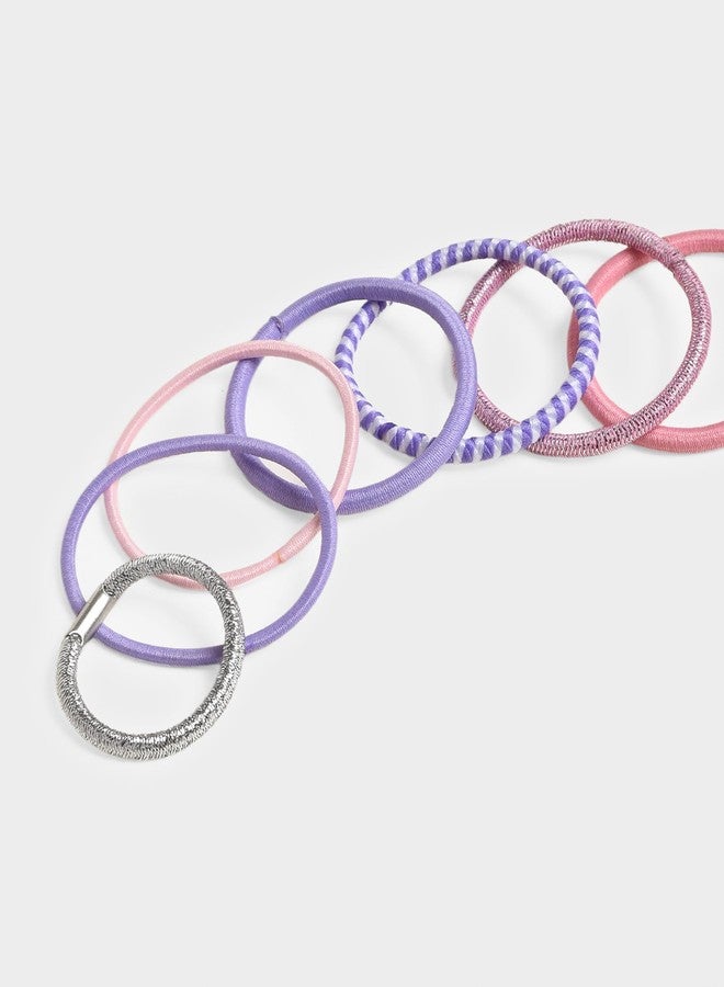 Mi Arcus Multi-coloured Hair Rubber Band and Tic Tac Pins for Girls (Set of 20) - Image 4
