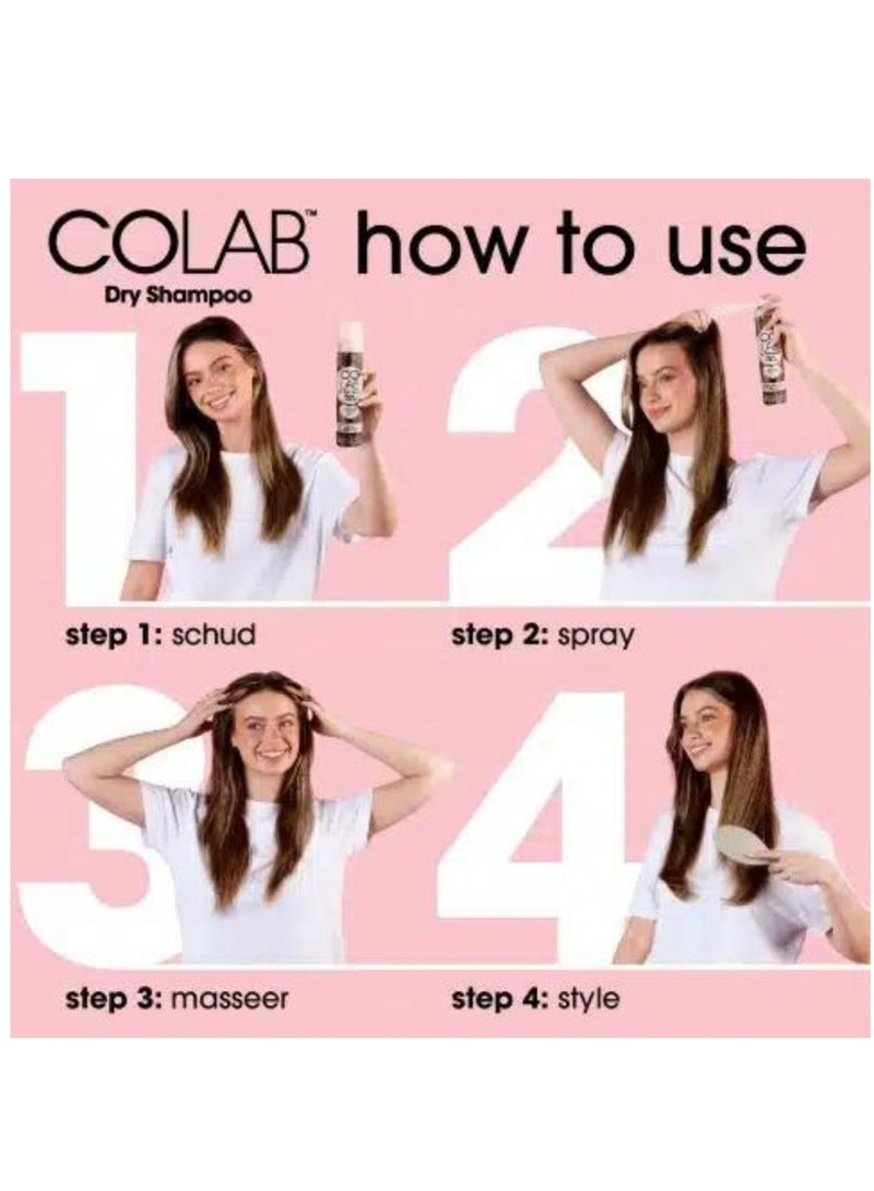 COLAB Dark Hair Corrector Dry Shampoo 200 ml - Image 2