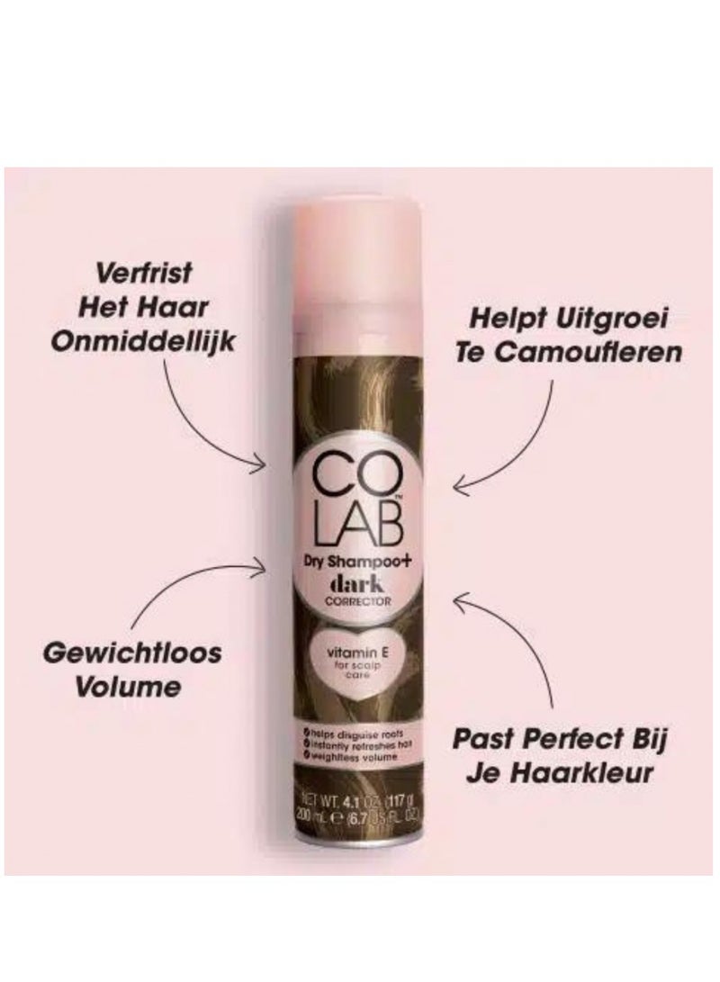 COLAB Dark Hair Corrector Dry Shampoo 200 ml - Image 4