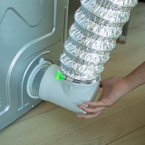 Loviga 90 Degree Dryer Vent Elbow Dryer Vent Connector, Space Saving Dryer Vent Connection, Easy Install Snap-on Dryer Vent Hose for Tight Space 4 Inch - Image 4