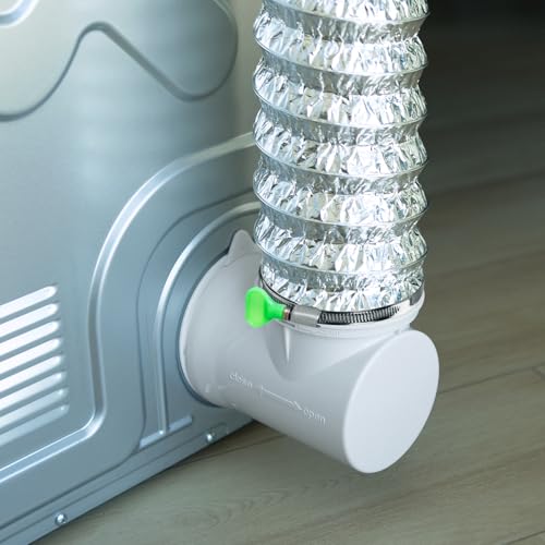 Loviga 90 Degree Dryer Vent Elbow Dryer Vent Connector, Space Saving Dryer Vent Connection, Easy Install Snap-on Dryer Vent Hose for Tight Space 4 Inch - Image 5