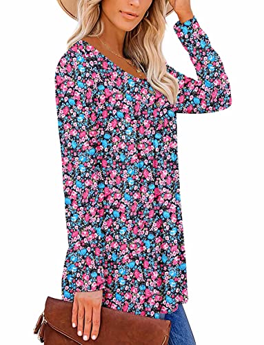 ROSELINLIN Long Sleeve Shirts For Women, Womens Blouses & Button-down Shirts Trendy 2022 L - Image 3