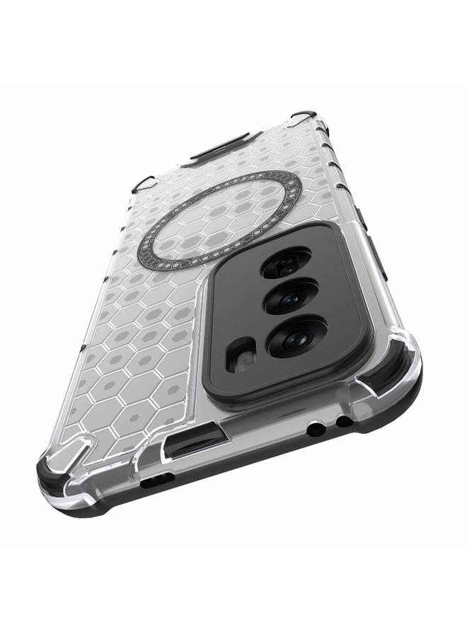 S-TOP Case For OPPO Reno12 Pro Global Honeycomb Magnetic Ring Shockproof Phone Case - Image 4