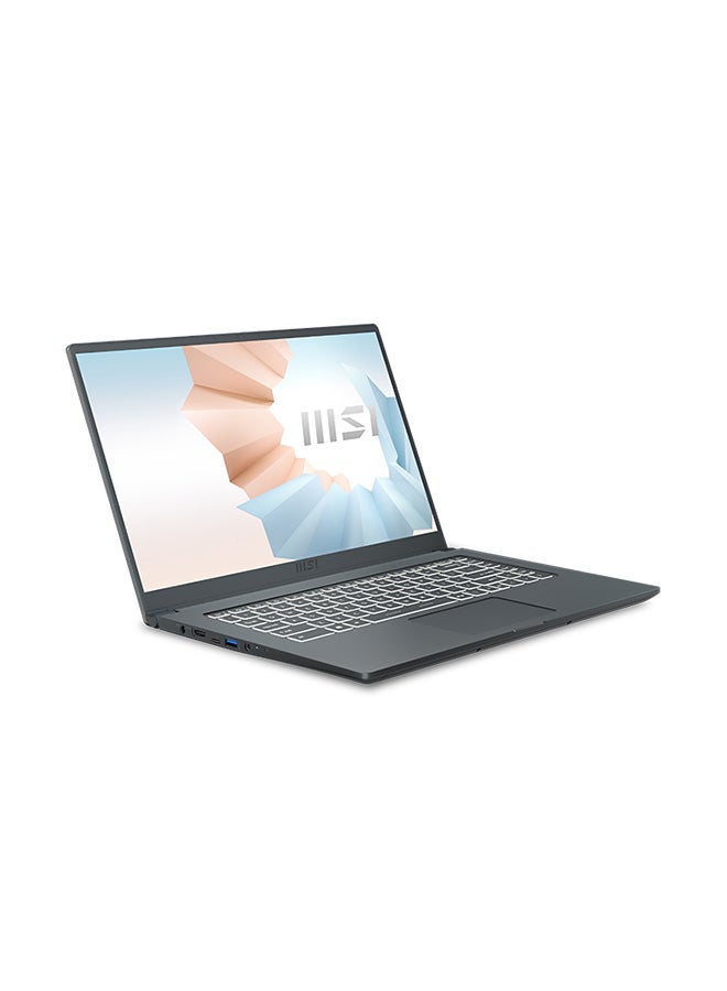 MSI Modern 14 B4MW Laptop With 14-Inch Display, AMD Ryzen 5 4500U Processor/8GB RAM/256GB SSD/AMD Radeon Graphics Carbon Gray English Carbon Gray english Carbon Gray - Image 5