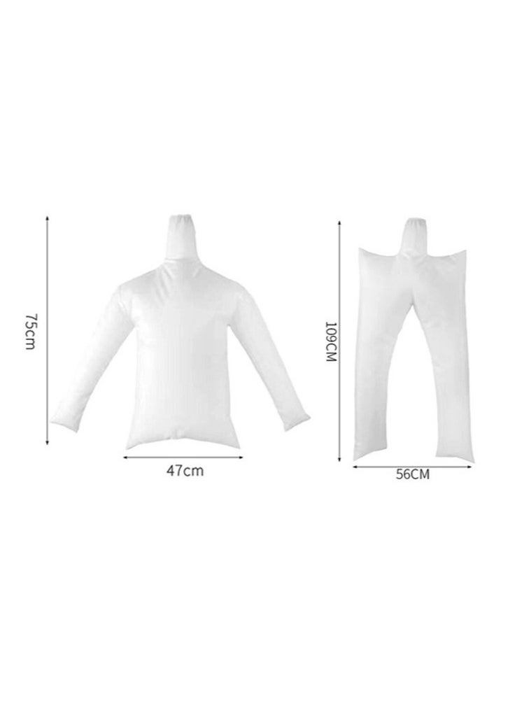 Excefore - Travel Dryer Quick Clothes Drying Bag With Elasticity And Breathability For Use With Hair Dryer. Quick Drying Clothes Bag With Air Inlet And Outlet, Set Of 2 pieces, Long Sleeves And Trousers - Image 1